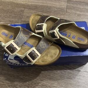 ❌ SOLD ❌  Louis Vuitton leather Birkenstock Sandals